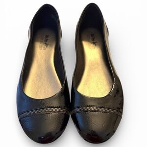 Coach Black Patent Leather Flats